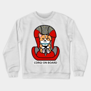 Corgi On Board Crewneck Sweatshirt
